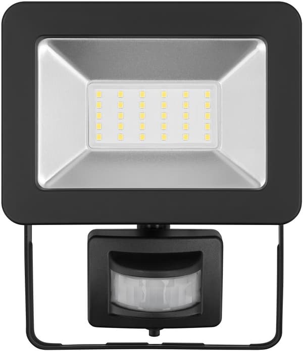 LED-strålkastare för utomhusbruk, 30 W, med rörelsedetektor