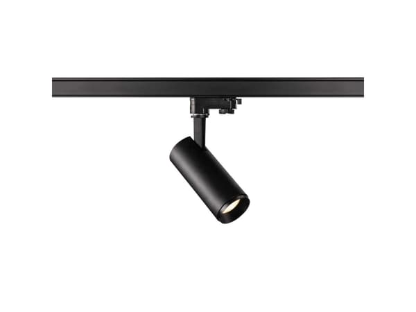SLV Numinos Phase S, Spotlight på skinne, 1 ampuller, 10,42 W, 1020 lm, 220-240 V, Sort