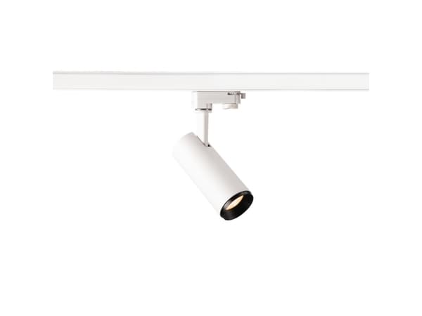 SLV Numinos Phase S, Spotlight på skinne, 1 ampuller, 10,42 W, 985 lm, 220-240 V, Hvit