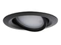 Miniatyrbild 5 av 5: Paulmann 930.80, Nedtryckbar spotlight, Glödlampan/-lamporna kan inte bytas ut, LED, 6 W, 2700 K, Svart