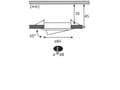 Miniatyrbild 2 av 5: Paulmann 930.80, Nedtryckbar spotlight, Glödlampan/-lamporna kan inte bytas ut, LED, 6 W, 2700 K, Svart