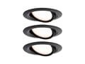 Miniatyrbild 1 av 5: Paulmann 930.80, Nedtryckbar spotlight, Glödlampan/-lamporna kan inte bytas ut, LED, 6 W, 2700 K, Svart