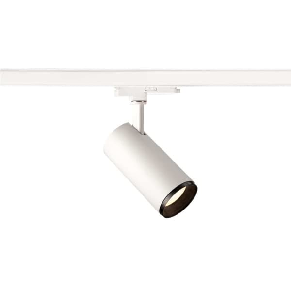 SLV NUMINOS M, Skena för spotlight, LED, 4000 K, 2125 LM, 220-240 V, Svart, Vit