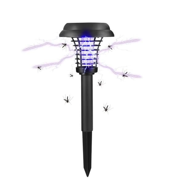 Udendørs Solar Mosquito Killer Lampe Elektrisk Bug Zapper Vandtæt Insektfælde Anti Myg Lys Haveplæne Myggefælde
