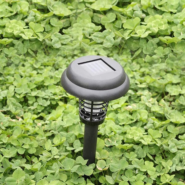 Udendørs Solar Mosquito Killer Lampe Elektrisk Bug Zapper Vandtæt Insektfælde Anti Myg Lys Haveplæne Myggefælde