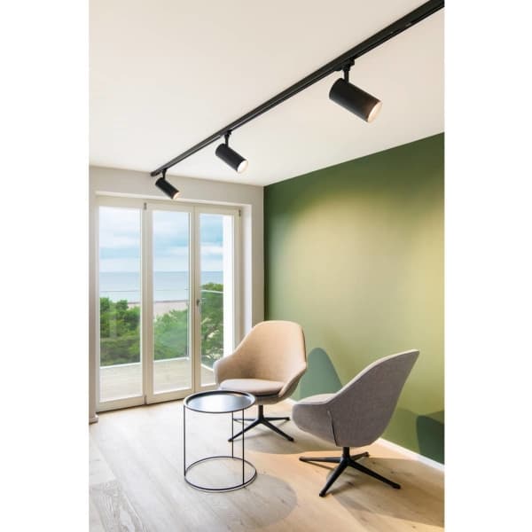 SLV NUMINOS L, Skena för spotlight, 1 lampor, LED, 28 W, 2340 LM, Svart