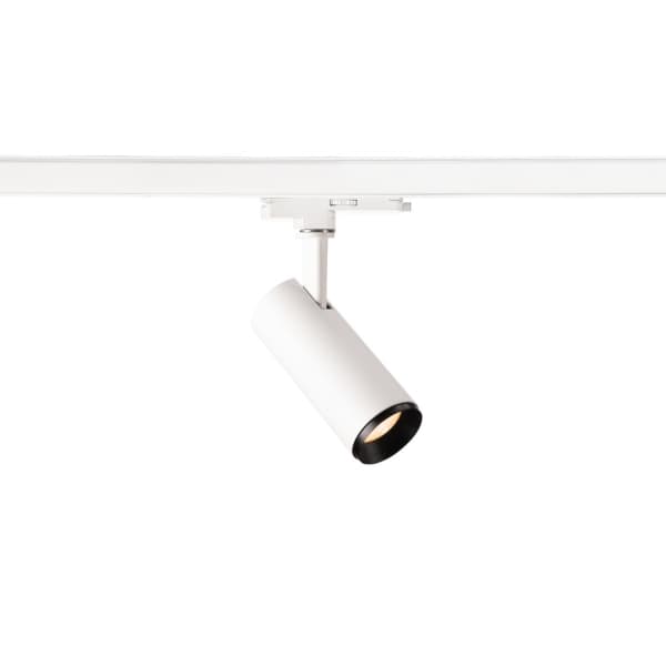 SLV 3~ NUMINOS DALI S, Spotlight på skinne, 1 ampuller, 2700 K, 985 lm, 220-240 V, Hvit