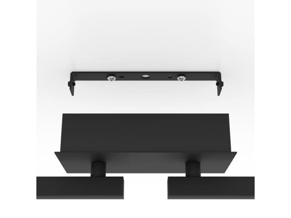 EGLO Cardillio 2, Utanpåliggande spotlight, 4 lampor, LED, 3000 K, 1600 LM, Svart