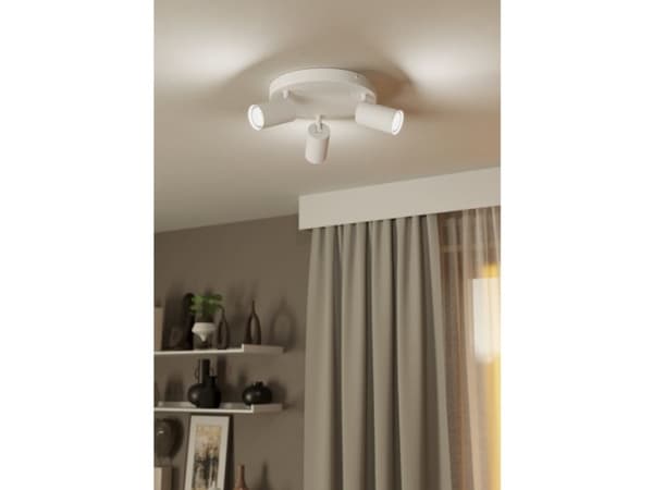 EGLO Telimbela-z, Smarttaklampe, ZigBee, Hvit, Stål, GU10, 345 lm