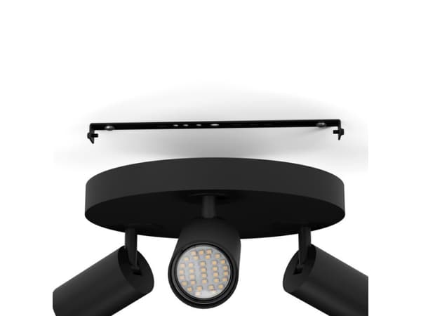 EGLO TELIMBELA-Z SPOT RGB 3X345LM 2700-6500K MUSTA