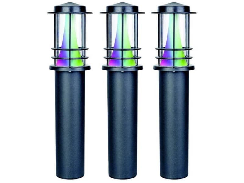 Müller-Licht tint Petunia LED utomhus golvlampa LED inbyggd 3,6 W RGB