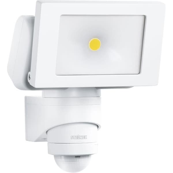 STEINEL - Utomhusstrålkastare med sensor LS 150 S LED 14,7W 4000K IP44 - Vit