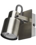 Miniatyrbild 5 av 7: Set med 2 vägglampor Silver Metall Konformad Spotlight Design