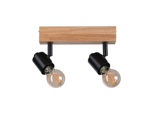 Paulmann taklampe Arvid taklampe maks. 2x20W E27 230V sort/tre