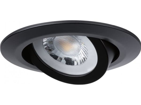 Paulmann 93367, Overflateegnet, Ikke-utskiftbare pærer, 1 ampuller, LED, 3000 K, Sort