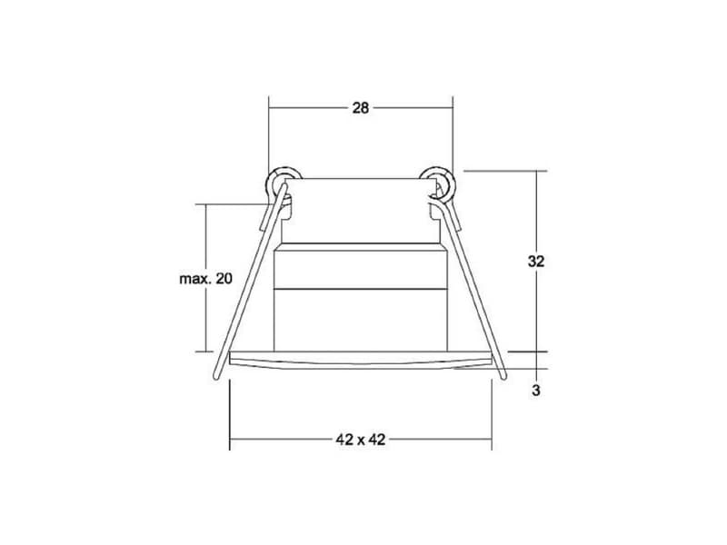 Brumberg 99052173 LED taklampa LED (RGB) Vit
