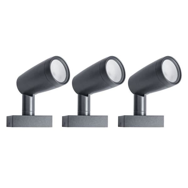 WiFi trädgård LED-spotlight - LEDVANCE SMART+ - Paket med 3 - Utbytbara RGB-färger - Dimbar