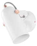Miniatyrbilde 7 av 8: Vegglampe Hvit Metall 17 cm Spotlight Justerbar Industriell Hjemmekontor