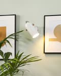 Miniatyrbilde 2 av 8: Vegglampe Hvit Metall 17 cm Spotlight Justerbar Industriell Hjemmekontor