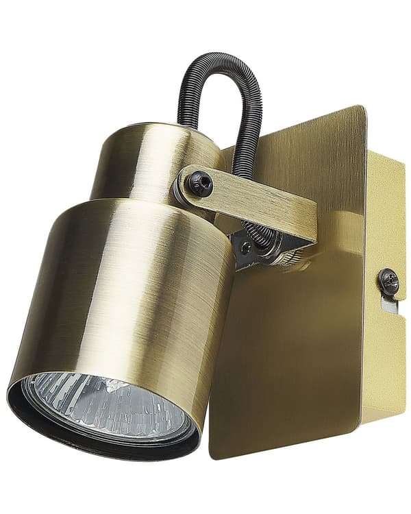 Sett med 2 vegglamper Messing Metall ø 50 cm Svingarm Kjegleformet Spotlys Moderne