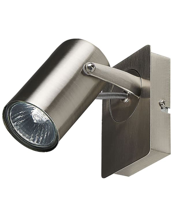 Sett med 2 Vegglamper Sølv Metall Justerbar Arm Industriell Stil Stue Moderne