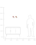 Miniatyrbilde 7 av 7: Sett med 2 vegglamper Kobber Metall Justerbar Glamourøst design