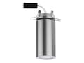 Miniatyrbilde 5 av 5: Paulmann Turnal, 1 ampuller, LED, 2700 K, 470 lm, IP20, Børstet jern
