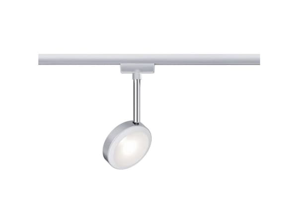 Paulmann 968.91, Spotlight på skinne, 1 ampuller, LED, 2700 K, 440 lm, Kromfarget