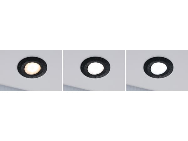 Paulmann HomeSpa Calla IP65 3-veis temperaturkontroll LED svart (PL93096) - Paulmann