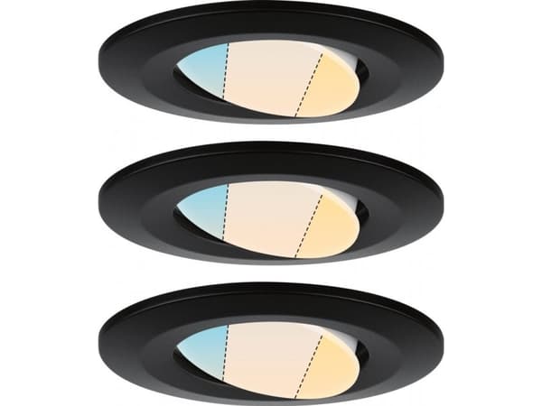 Paulmann HomeSpa Calla IP65 3-veis temperaturkontroll LED svart (PL93096) - Paulmann