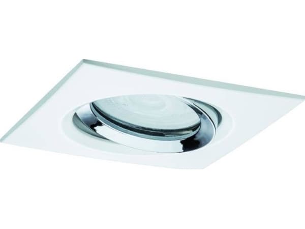 Paulmann 936.74, Nedtryckbar spotlight, GU10, 1 lampor, LED, 4000 K, Krom, Vit