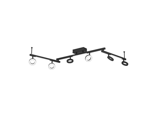 EGLO CARDILLIO 2 SPOTLIGHT L1585 6+3L 2640+1200LM SVART