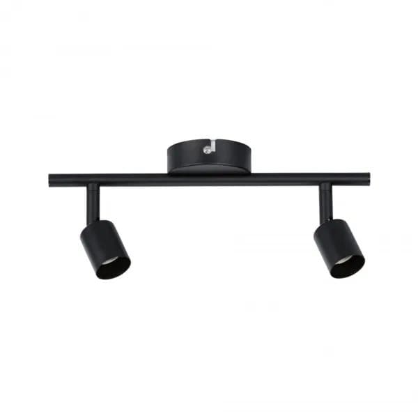 Paulmann Carolina, Overflateegnet, GU10, 2 ampuller, Sort