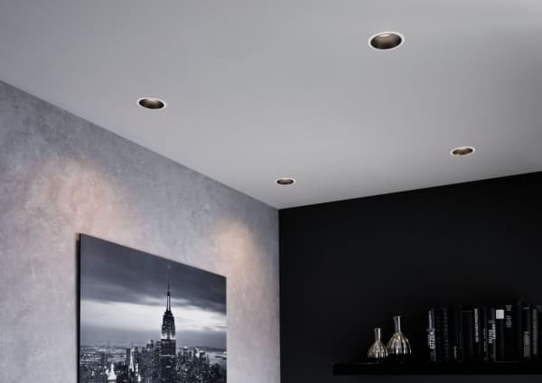 Paulmann Cole, Nedtryckbar spotlight, GU10, 1 lampor, LED, 230 V, Svart, Vit