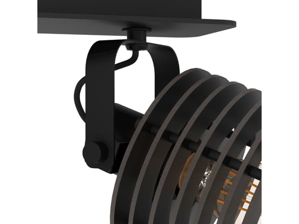 EGLO SEGOVIA SPOTSKINNE 2XE27 SORT/NATUR