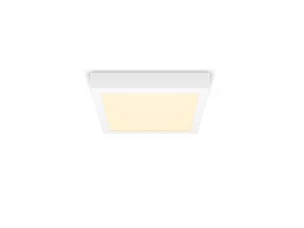 Philips Funksjonell Magneos-taklampe, 12 W, kvadratisk, Overflateegnet, Ikke-utskiftbare pærer, LED, 2700 K, 1200 lm, Hvit Hvit