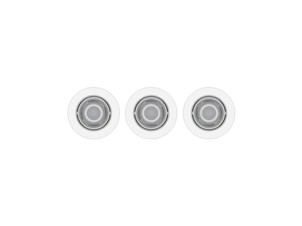Philips Funktionell Planet infälld lampa, Nedtryckbar spotlight, Glödlampan/-lamporna kan inte bytas ut, LED, 2700 K, 500 LM, Vit