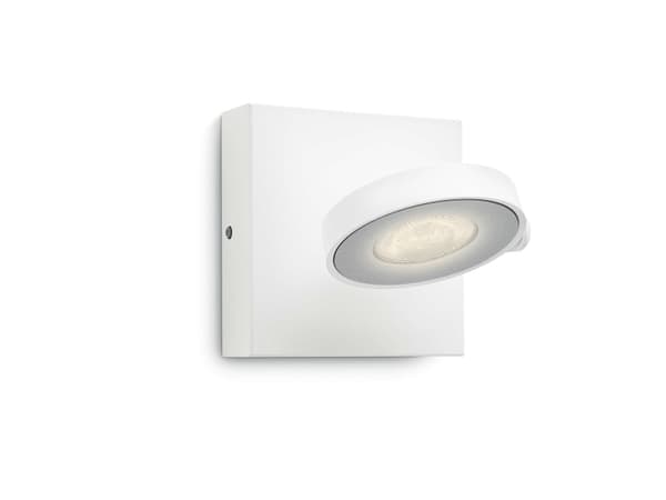 Philips WarmGlow LED Clockwork tak-/väggspotlight, Utanpåliggande spotlight, Glödlampan/-lamporna kan inte bytas ut, 1 lampor, LED, 4,5 W, 2700 K
