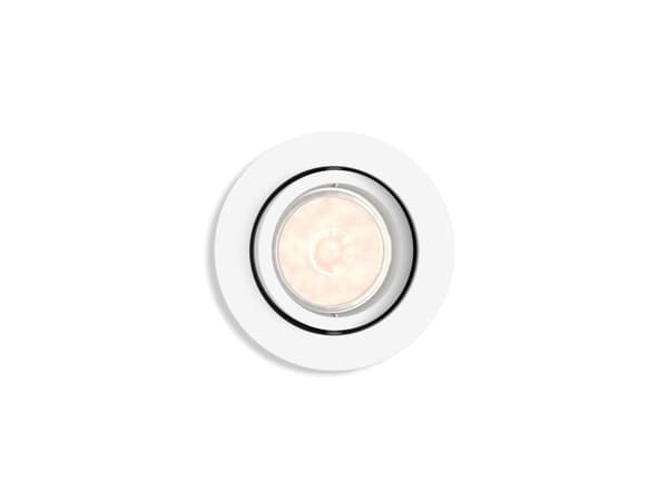 Philips myLiving Enneper infälld lampa, Nedtryckbar spotlight, GU10, 1 lampor, LED, 220-240 V, Vit
