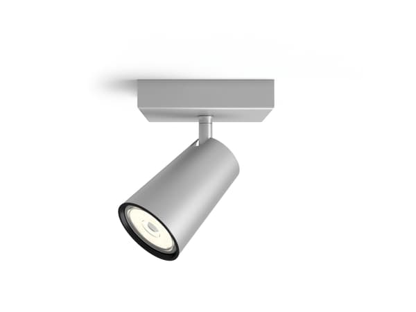 Philips myLiving Paisley tak-/veggspotlight, overflatespotlight, GU10, 1 pære(r), LED, 220-240 V, aluminium Aluminium