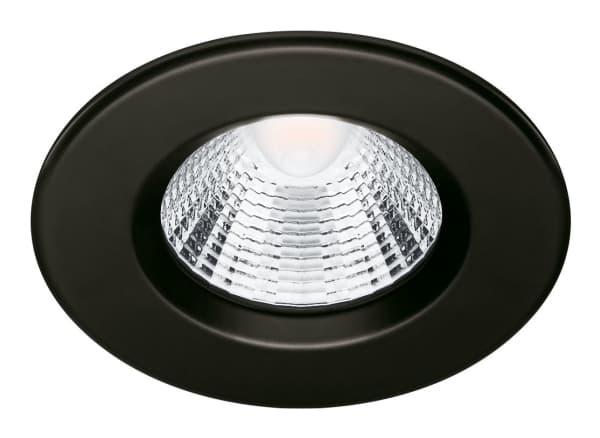 Philips Funksjonell Innfelt spot, Innsunket spotlight, Ikke-utskiftbare pærer, LED, 2700 K, 350 lm, Sort Sort