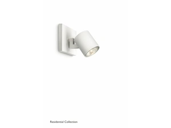 Philips myLiving Spot, Overflateegnet, GU10, 2 ampuller, LED, 220-240 V, Aluminium