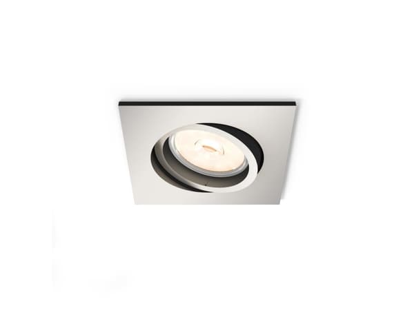 Philips myLiving Innfelt Donegal-lampe, Innsunket spotlight, GU10, 1 ampuller, LED, 220-240 V, Kromfarget Kromfarget