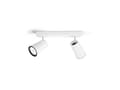 Miniatyrbild 1 av 3: Philips myLiving Paisley tak-/väggspotlight 2 x, Utanpåliggande spotlight, GU10, 2 lampor, LED, 220-240 V, Vit