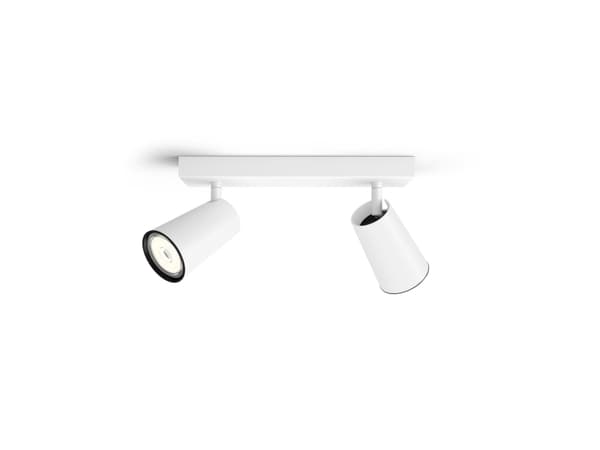 Philips myLiving Paisley tak/väggspotlight 2 x, Utanpåliggande spotlight, GU10, 2 lampor, LED