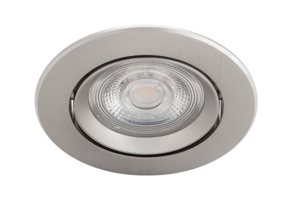 Philips Funksjonell Innfelt Sparkle-lampe, Innsunket spotlight, Ikke-utskiftbare pærer, LED, 2700 K, 350 lm, Nickel Nickel