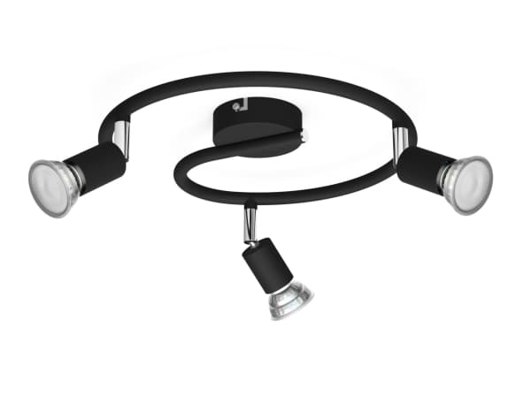 Philips Pabygd spotlys, Overflateegnet, GU10, 3 ampuller, 220-240 V ...