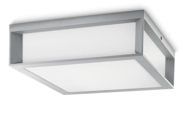 Philips EcoMoods Utomhusarmaturer, Väggbelysning för utomhusbruk, Grå, Gjuten aluminium, IP44, Trädgård, Terass, II
