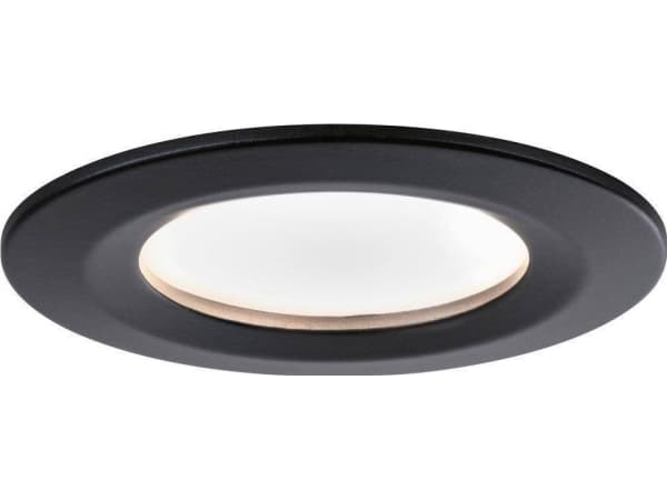 Paulmann taklampe Fast innebygd lampe Nova Coin str 3x6,5W 2700K Sort