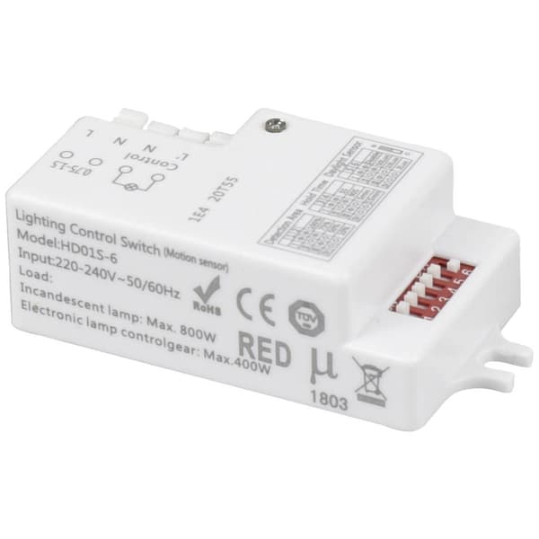Megaman MM77128 Sensor-brytare Vit